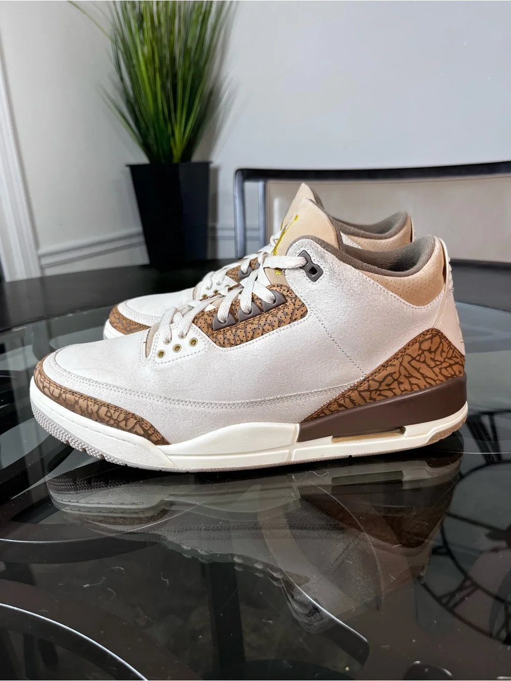 Nike Air Jordan 3 Retro Palomino Tan/Brown Sneaker Shoes Men's Sz 12
